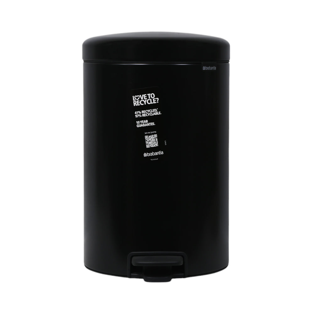 DUST BIN BRABANTIA 20LTR 114106 BASIC