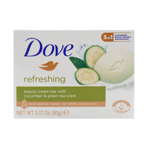 DOVE SOAP REFRESHING CUCUMBER & GREEN TEA 3IN1 90 GM