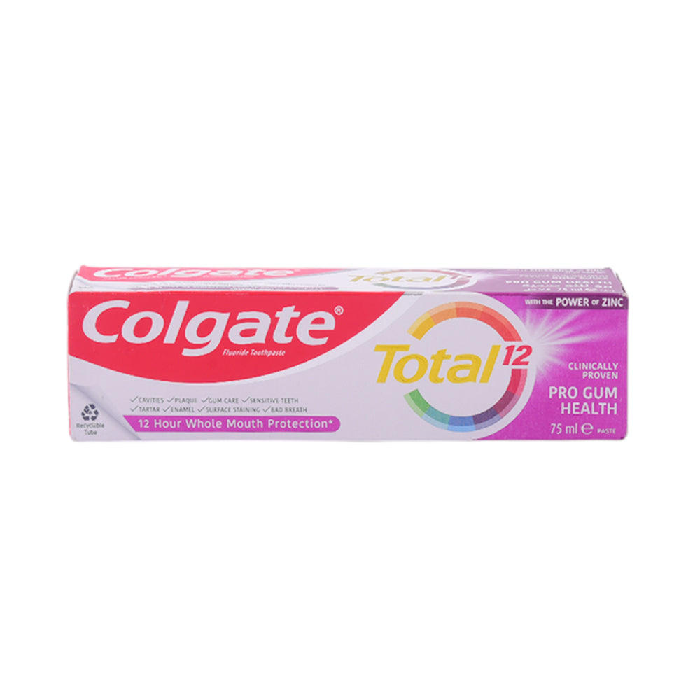 COLGATE TOOTH PASTE TOTAL 12 PRO GUM HEALTH 75 ML