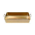 TRAY STEEL GOLDEN 35CM 25-27