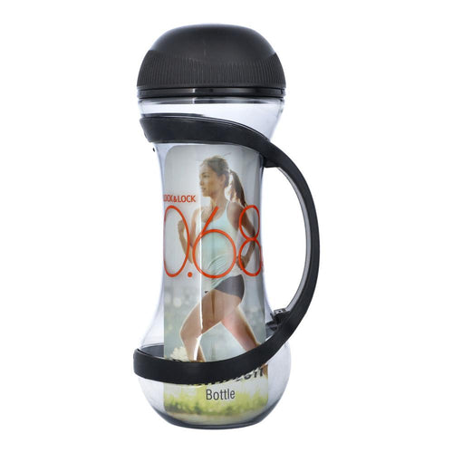 LOCK N LOCK DUMBBELL WATER BOTTLE HAP505BLK 560 ML
