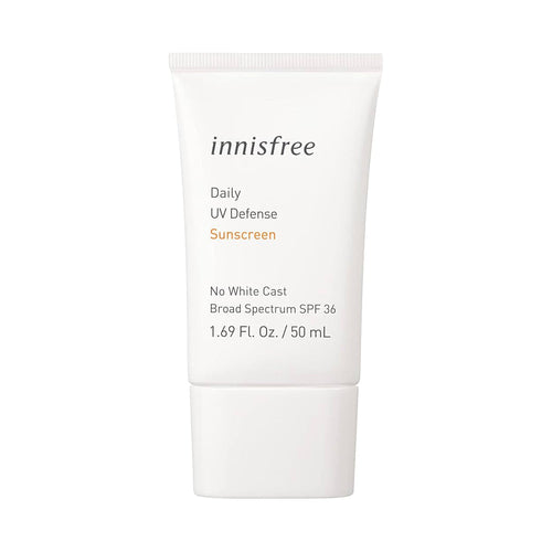 INNIS FREE DAILY UV DEFENSE NO WHITE CAST SPF 36 50ML