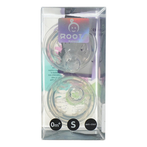 ROOTS NATURAL ANTI COLIC NIPPLE SMALL J1000 2PCS