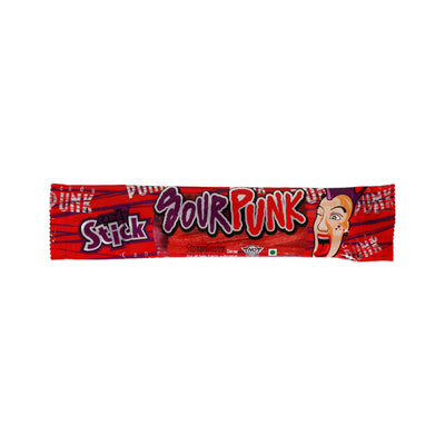SOUR PUNK CANDY STICK STRAWBERRY FLAVOUR 40 GM