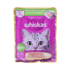 WHISKAS CAT FOOD TUNA & WHITE FISH FLAVOUR 1+YEAR POUCH 80 G