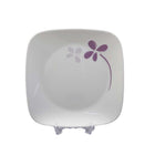 PLATE QUARTER SQUARE CORNINGWARE WARM PANSIES 2211-WP-LP PC