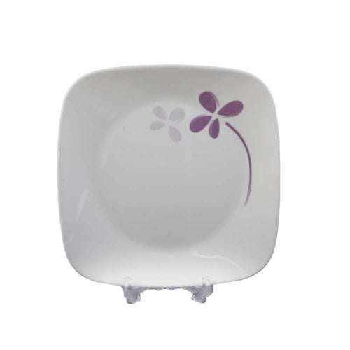 PLATE QUARTER SQUARE CORNINGWARE WARM PANSIES 2211-WP-LP PC