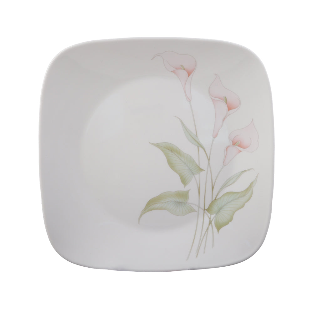 PLATE DINNER SQUARE CORNINGWARE LILY VILLY 2213-LV-LP PC