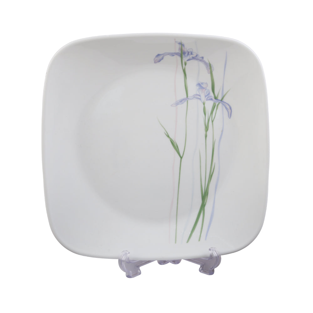 PLATE QUARTER SQUARE CORNINGWARE SHADOW IRIS 2211-333-LP PC