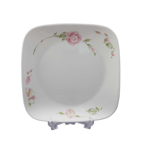 PLATE QUARTER SQUARE CORNINGWARE COUNTRY ROSE 2211-RS-LP PC