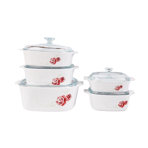 DONGA SET CORNINGWARE 10PC ROSETTA A501RST PC