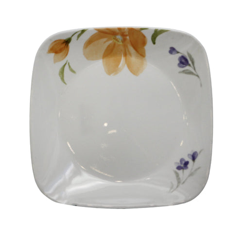 PLATE QUARTER SQUARE CORNINGWARE BEGONIA 2211-BGN-LP