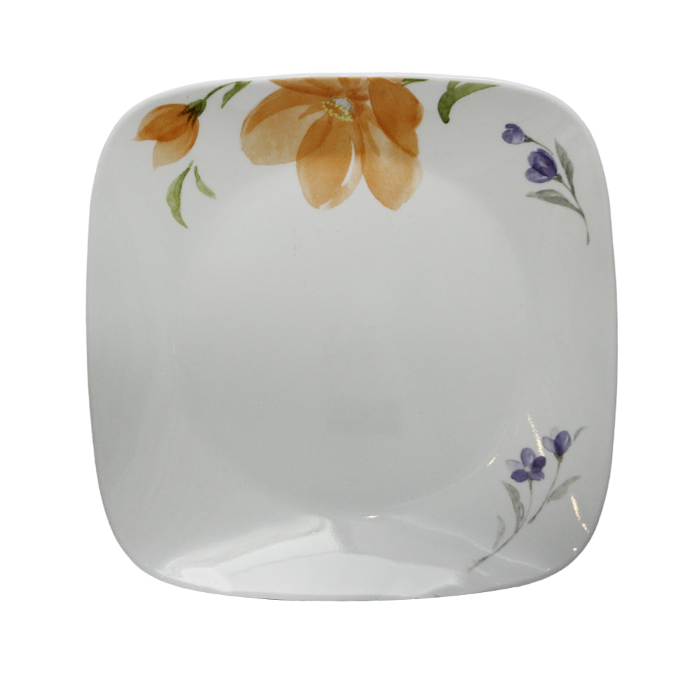 PLATE DINNER SQUARE CORNINGWARE BEGONIA 2213-BGN-LP