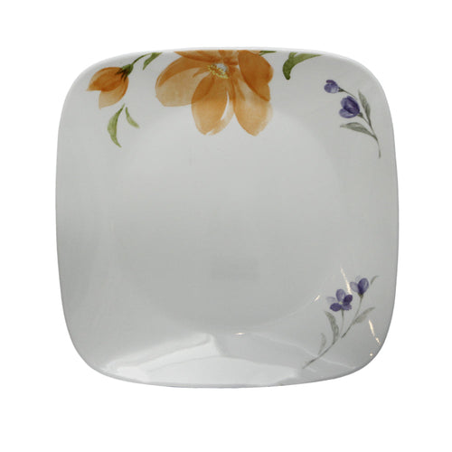 PLATE DINNER SQUARE CORNINGWARE BEGONIA 2213-BGN-LP