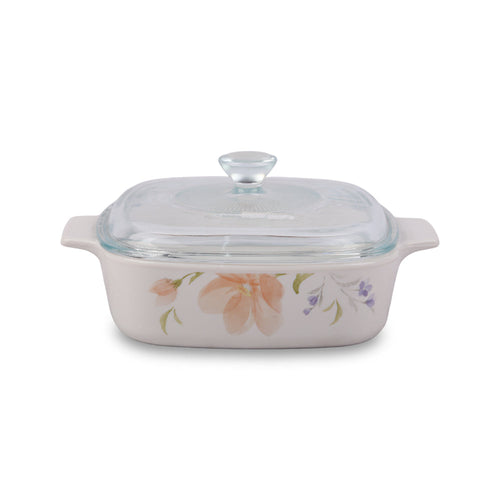 DONGA CORNINGWARE COVERED 1LTR BEGONIA A-1-BGN