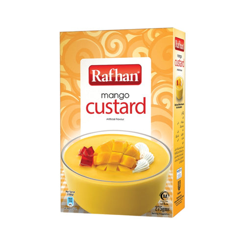 RAFHAN CUSTARD POWDER MANGO 275 GM