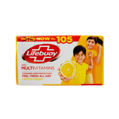 LIFEBUOY SOAP LEMON FRESH SAVE RS.10 128 GM
