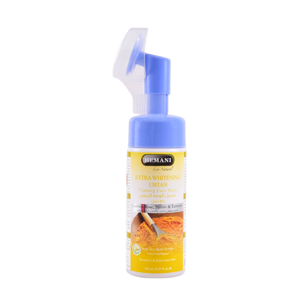 HEMANI EXTRA WHITENING UBTAN FOAMING FACE WASH 150ML