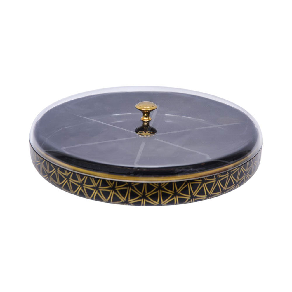 DISH DRY FRUIT KHAAS DAAN LARGE BLACK