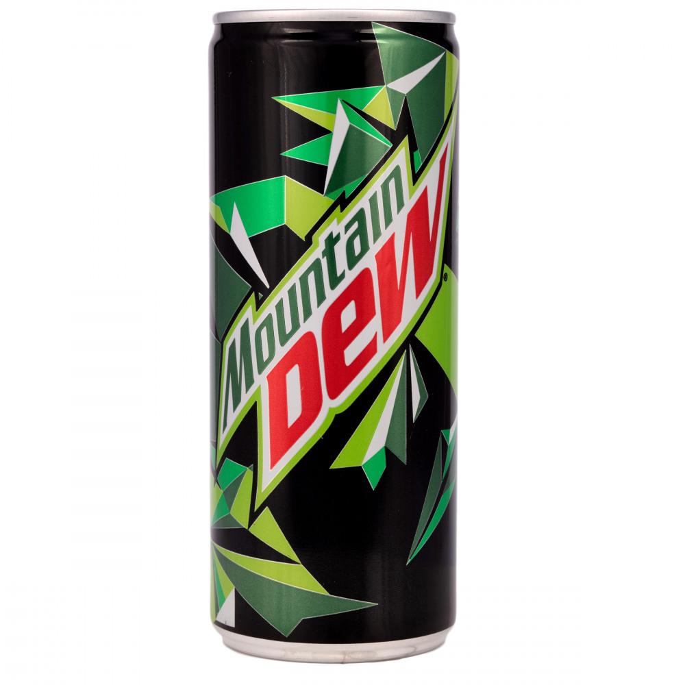 MOUNTAIN DEW SLIM CAN 250 ML-CARTON