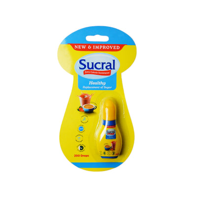 SUCRAL DROPS 200 ZERO CALORIE