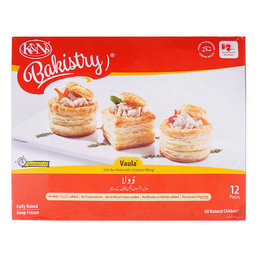 K AND N BAKISTRY VAULA CHICKEN FILLING 12 PIECES 392 GM