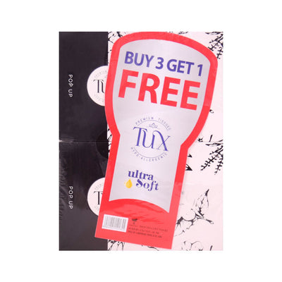 TUX POP UP TISSUE 3+1 PROMO PACK 150-2 PLY