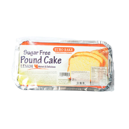 EURO BAKE SUGAR FREE POUND CAKES LEMON 200 GM