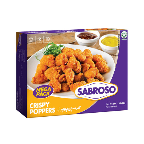 SABROSO CRISPY POPPERS MEGA PACK 1260GM