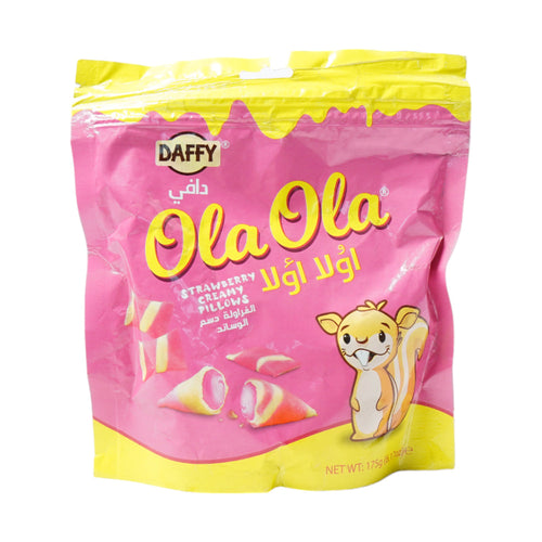 DAFFY OLA OLA PILLOWS STRAWBERRY POUCH 175GM