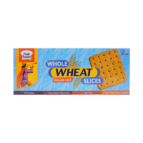 PEEK FREANS WHOLE WHEAT SUGAR FREE SLICE FAMILY PACK 125.7 G