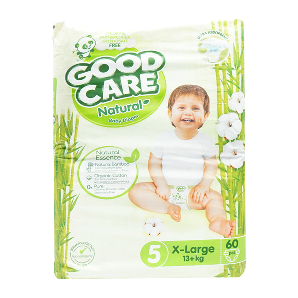 GOODCARE NATURAL DIAPER X-LARGE 60 PCS JUMBO