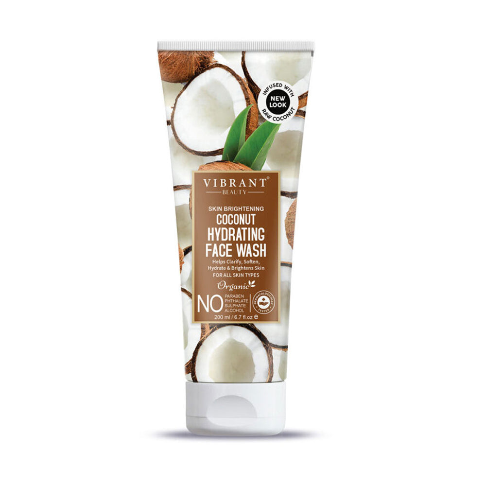 VIBRANT BEAUTY COCONUT HYDRATING FACE WASH 200ML