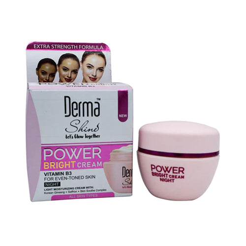 DERMA SHINE POWER BRIGHT NIGHT CREAM 50ML