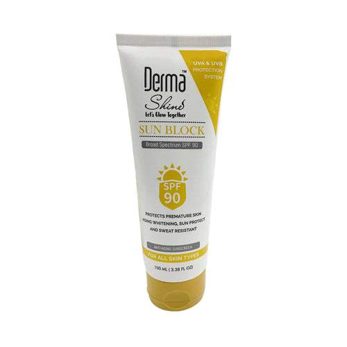 DERMA SHINE SUNBLOCK SPF90 100ML