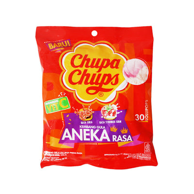 CHUPA CHUPS LOLLIPOPS ANEKA RASA 30PC PACK 270G