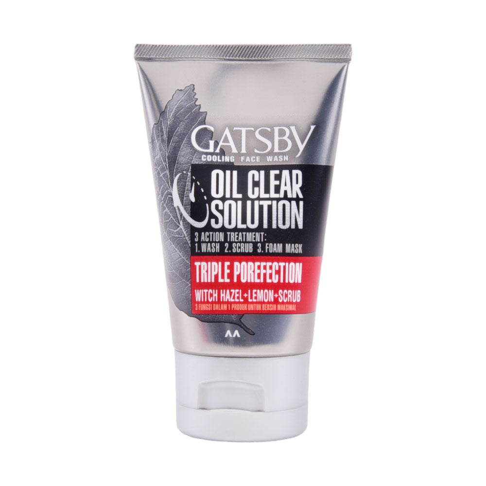 GATSBY FACE WASH TRIPLE ACTION TREATMENT 100GM