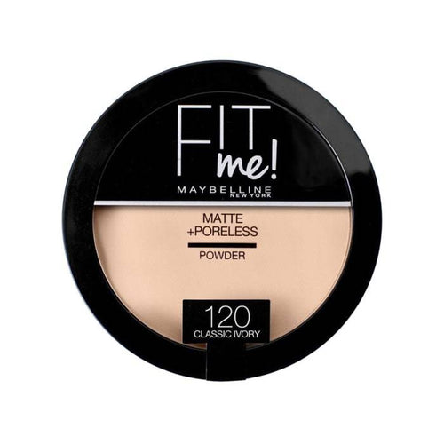 Maybelline New York- Fit Me Matte And Poreless Powder 120 Classic Ivory 14 G