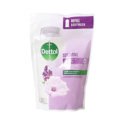 DETTOL BODY WASH SENSITIVE LAVENDER WHITE MUSK 410 ML