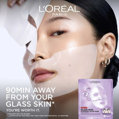 L'oreal Paris- Mask Revitalift Hyaluronic Acid Glass Skin Hydrogel Glow