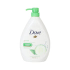 DOVE BODY WASH GO FRESH CUCUMBER & GREEN TEA SCENT 1 LTR