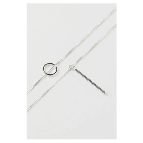H&m- Two-strand Neckl Silver-coloured