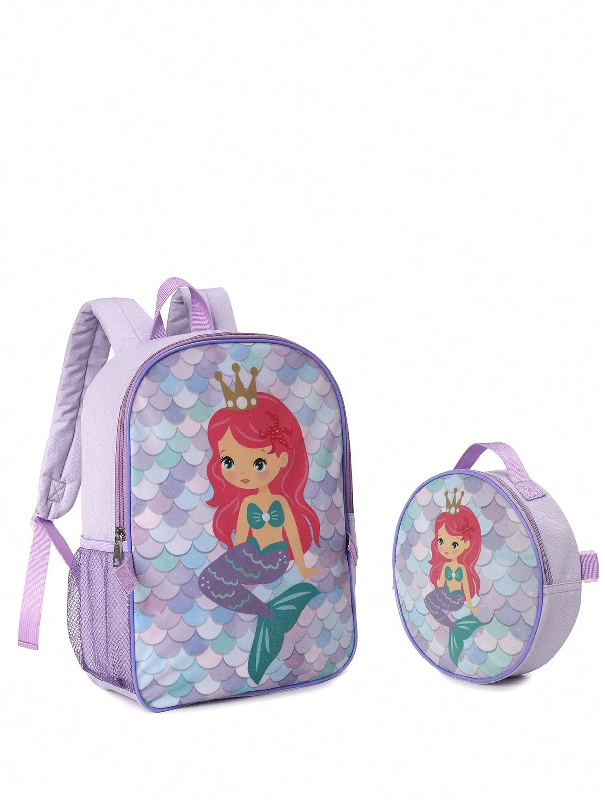 Shein - Kids Fashionable Backpack & Lunch Bag Set