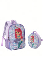 Shein - Kids Fashionable Backpack & Lunch Bag Set