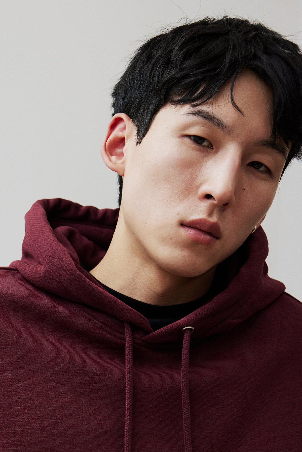 Vybe - Men Basic Hoodie - Maroon