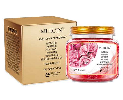 Muicin - Natural Rose Petal Day & Night Sleeping Mask - 280g