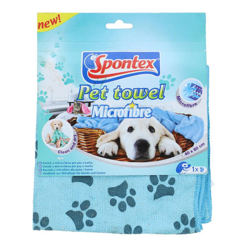 SPONTEX PET TOWEL MICROFIBRE 40 X 80 CM