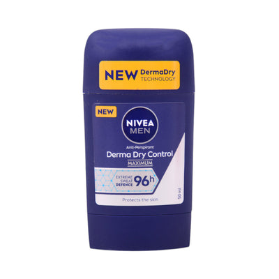 NIVEA DEODORANT ROLL ON STICK DERMA DRY CONTROL 50ML