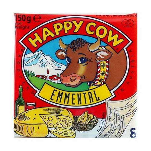 HAPPY COW EMMENTAL CHEESE SLIC 150 GM