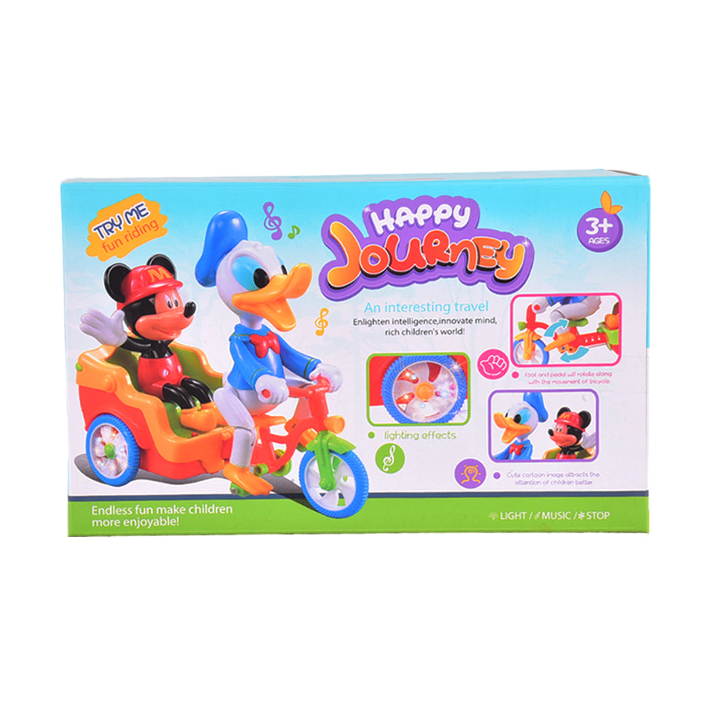 698B HAPPY JOURNEY FUN RIDING TRICYCLE B/O